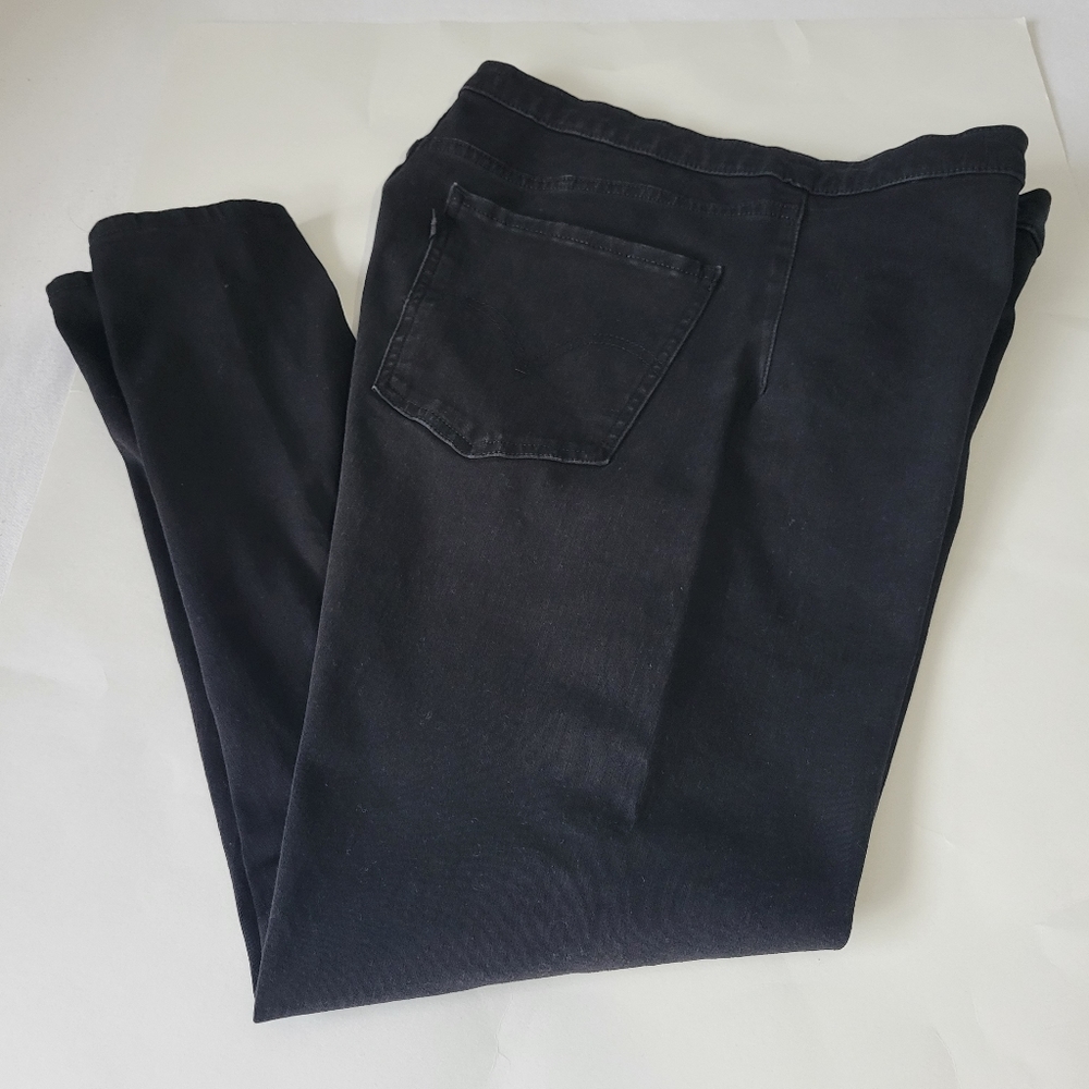 Levi's|Women|Runaround Super Skinny Stretch Black  Denim Jeans|Size XL